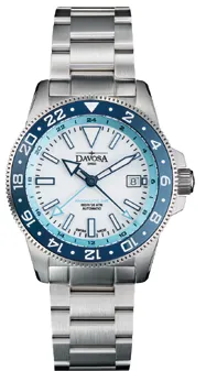 Montre Davosa Argonautic World Traveller, cadran blanc